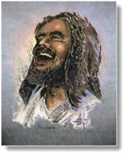 jesus laughing