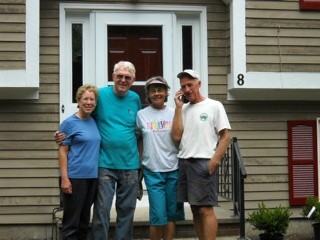parson15 Painters extraordinare: Linda and Duane Wakefield and Genny and Alan Leathers.